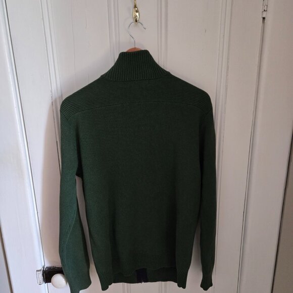 Old Navy Green Full Zip Medium Cardigan (21" ptp) - Picture 3 of 12